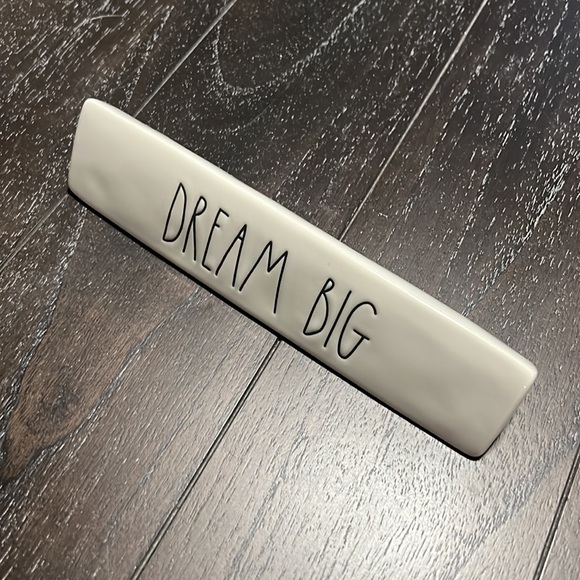 Rae Dunn DREAM BIG desk sign - Picture 3 of 5